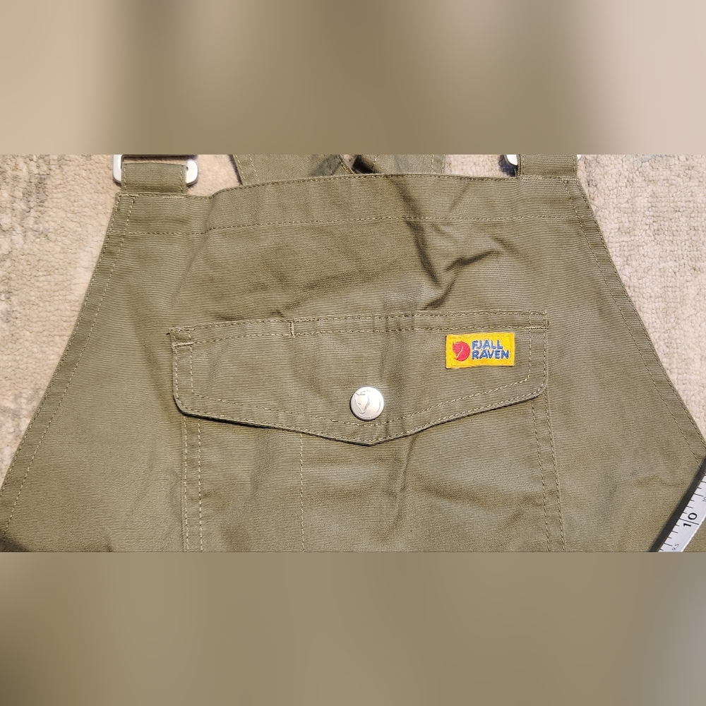 Women's FjallRaven Vardag Dungaree Trousers. Size S. Green. PLZ READ! - Picture 4 of 8